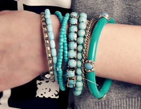 EuroTurquoiseBlueClustorBracelets1.jpg